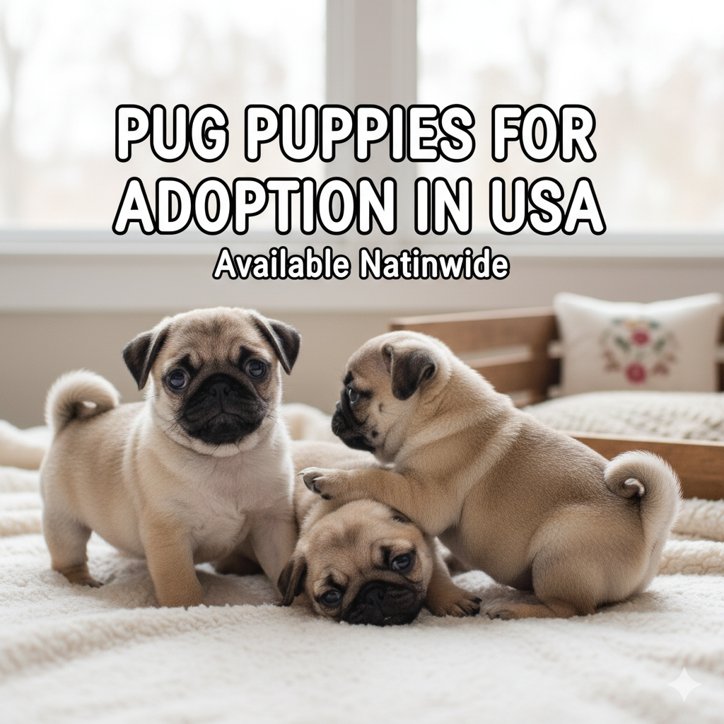 10 Reasons To Choose Pug Puppies for Adoption in the USA